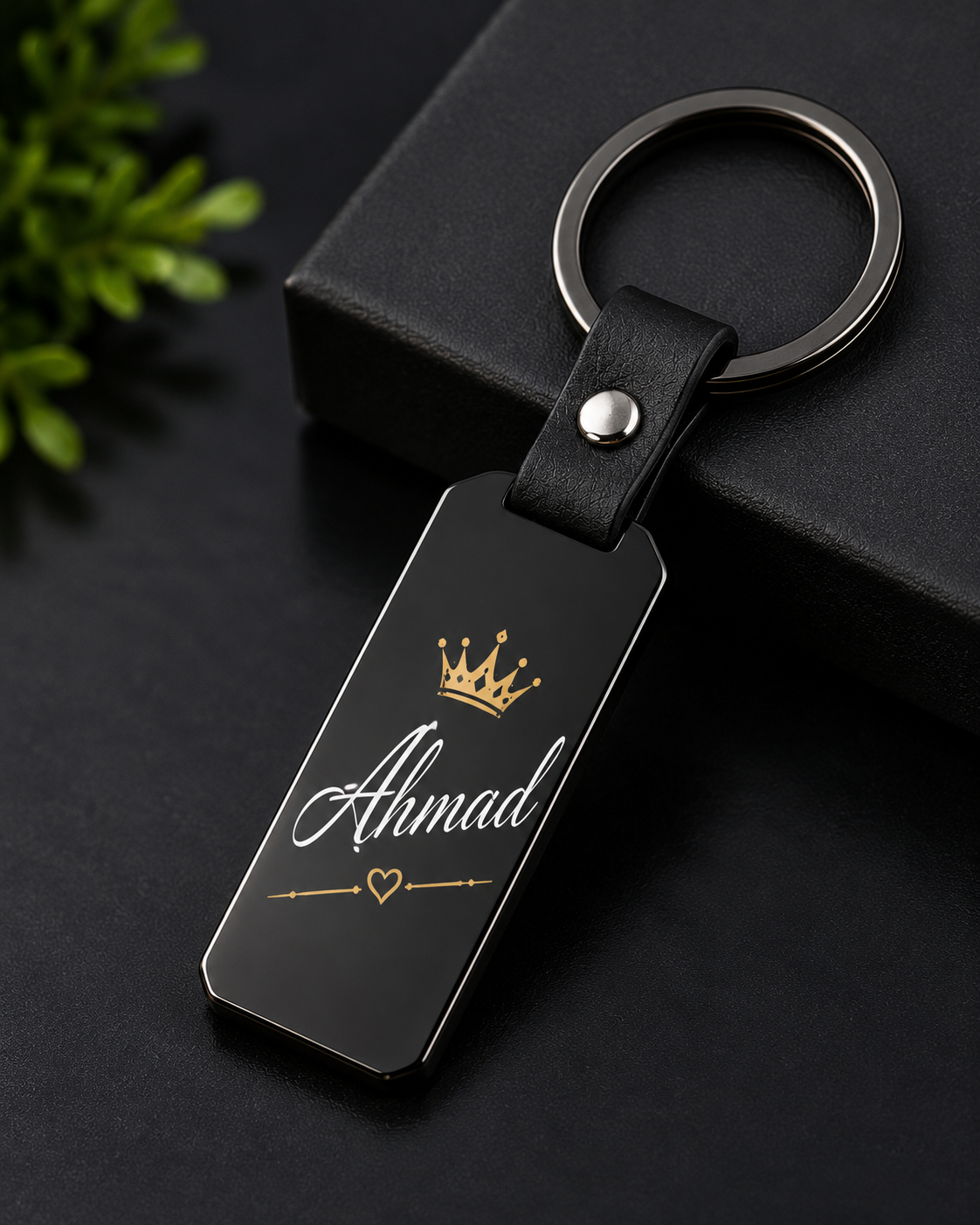 Customized Name Keychain – Personalized Metal Key Ring Gift