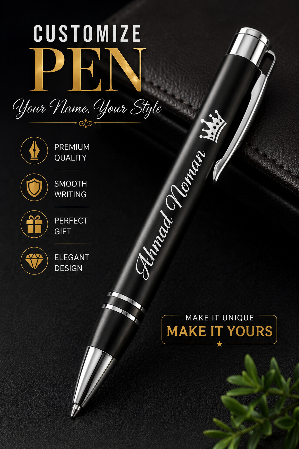 Customized Name Pen – Personalized Premium Metal Pen | Your Name, Your Style