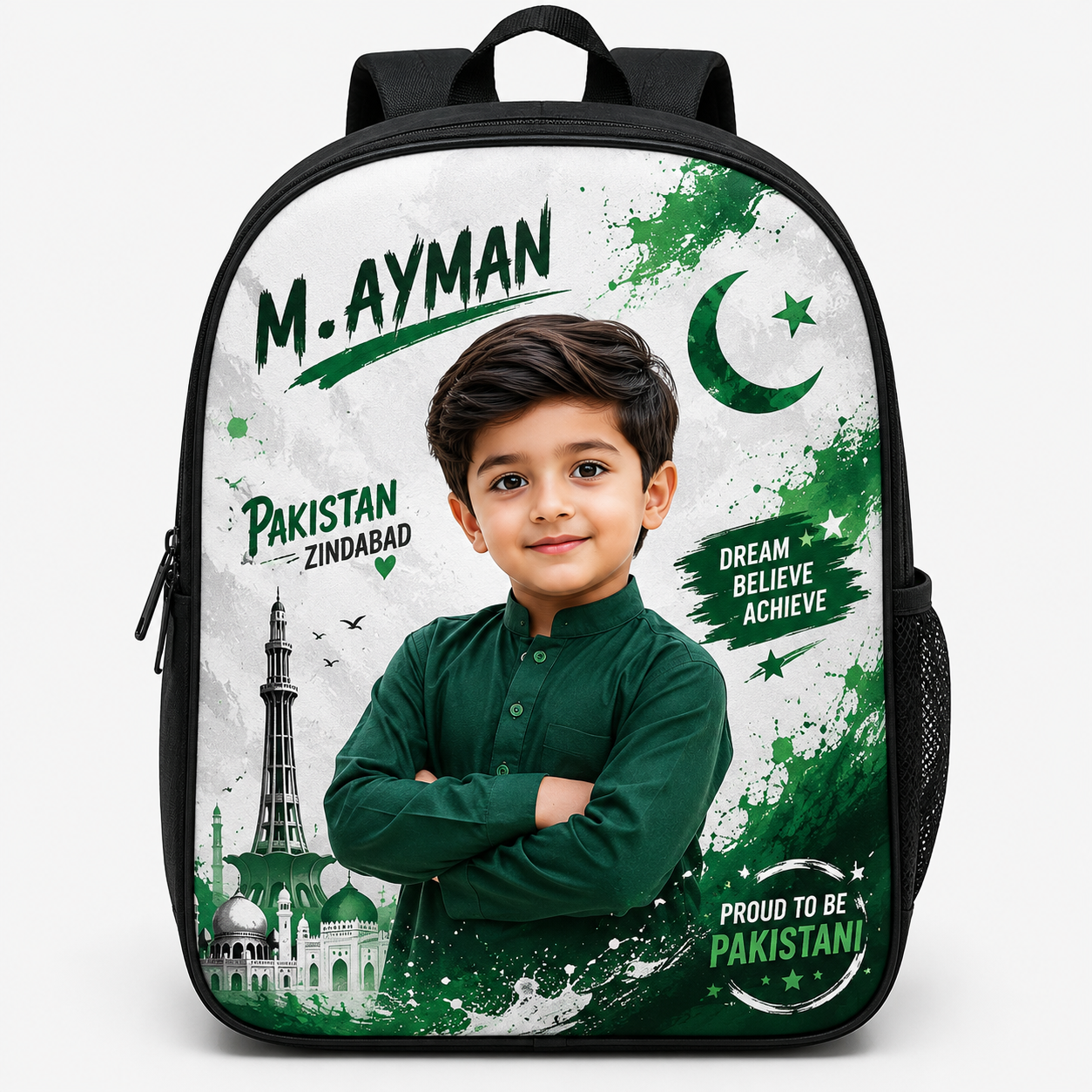 Customized School Bag With Photo