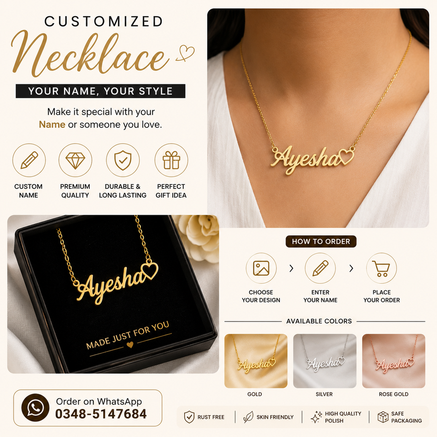 Customized Name Necklace – Personalized Necklace
